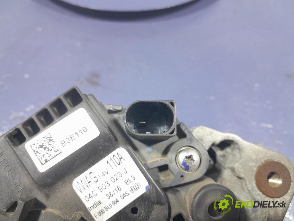 Skoda Fabia 2018 Alternator 04C903023J