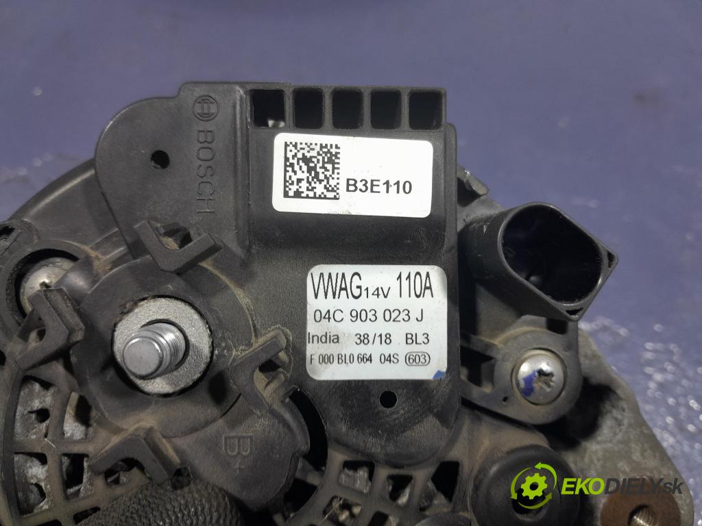 Skoda Fabia 2018 Alternator 04C903023J