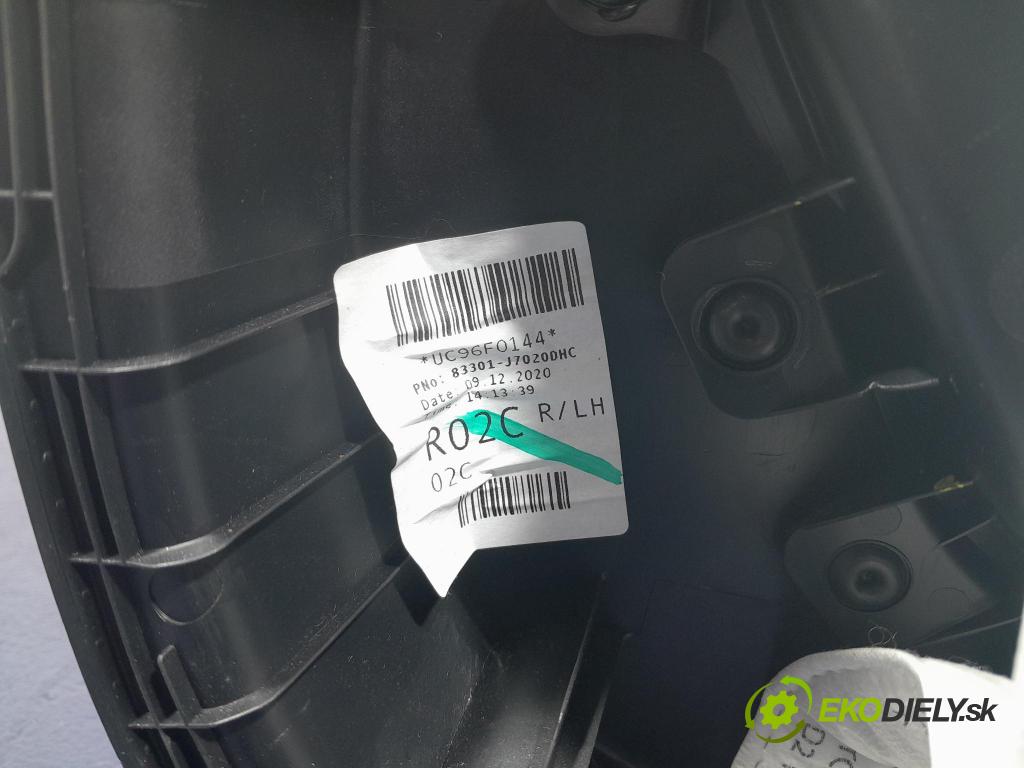 Kia Ceed 2020 Čalounictví: dvere zad ľavá 83301-J7020