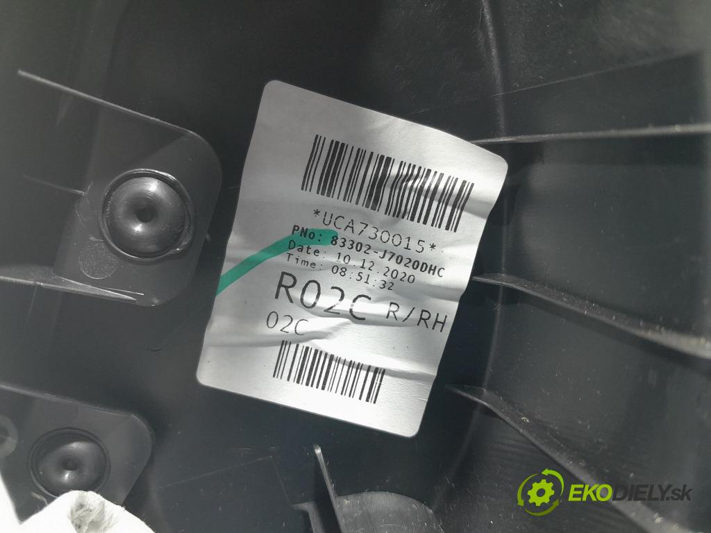 Kia Ceed 2020 Čalounictví: dvere zad Prava: 83302-J7020