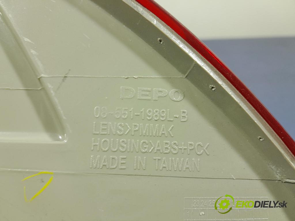 Renault Megane 2009 svetlo / reflektor zad ľavá Vonkajsia: