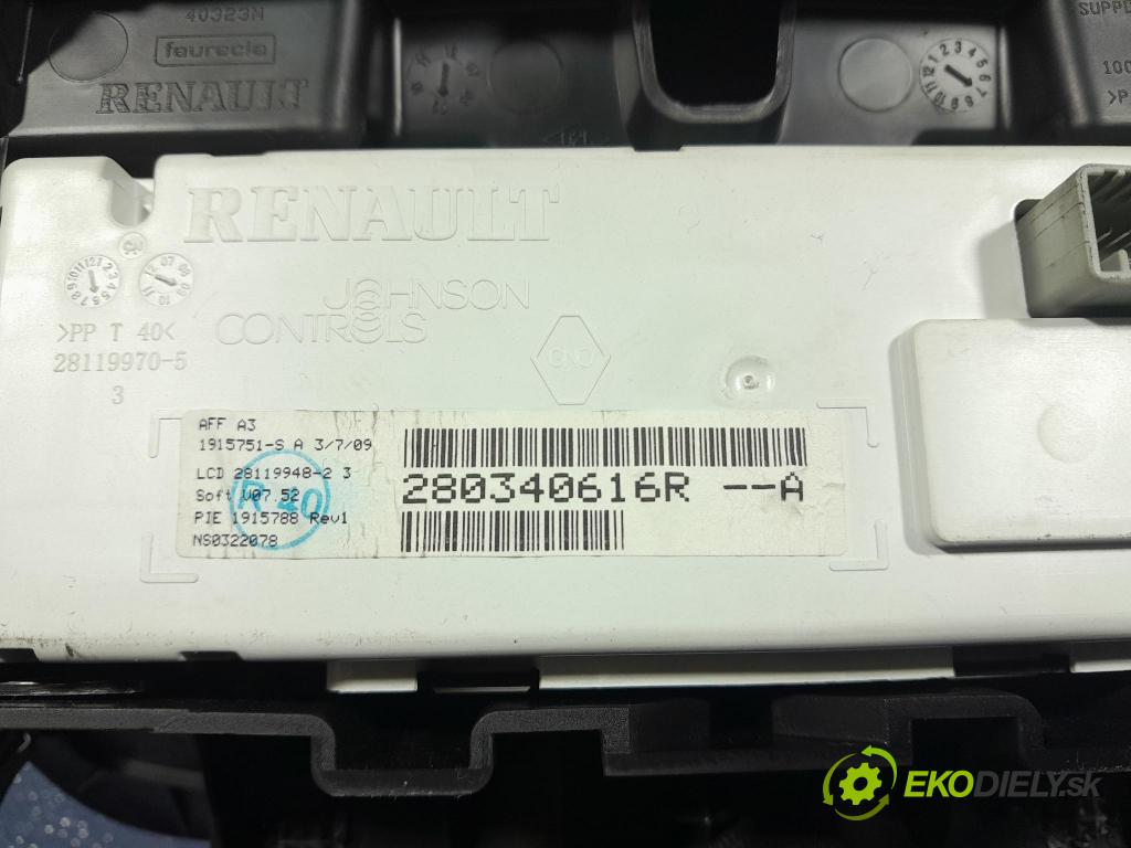 Renault Megane 2009 Zobrazit: Rádio: / GPS 280340616R