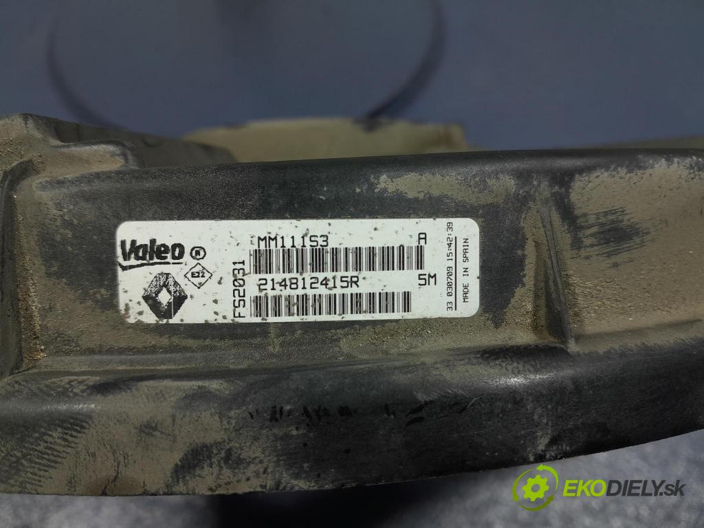 Renault Megane 2009 ventilátor Chladič: 214812415R