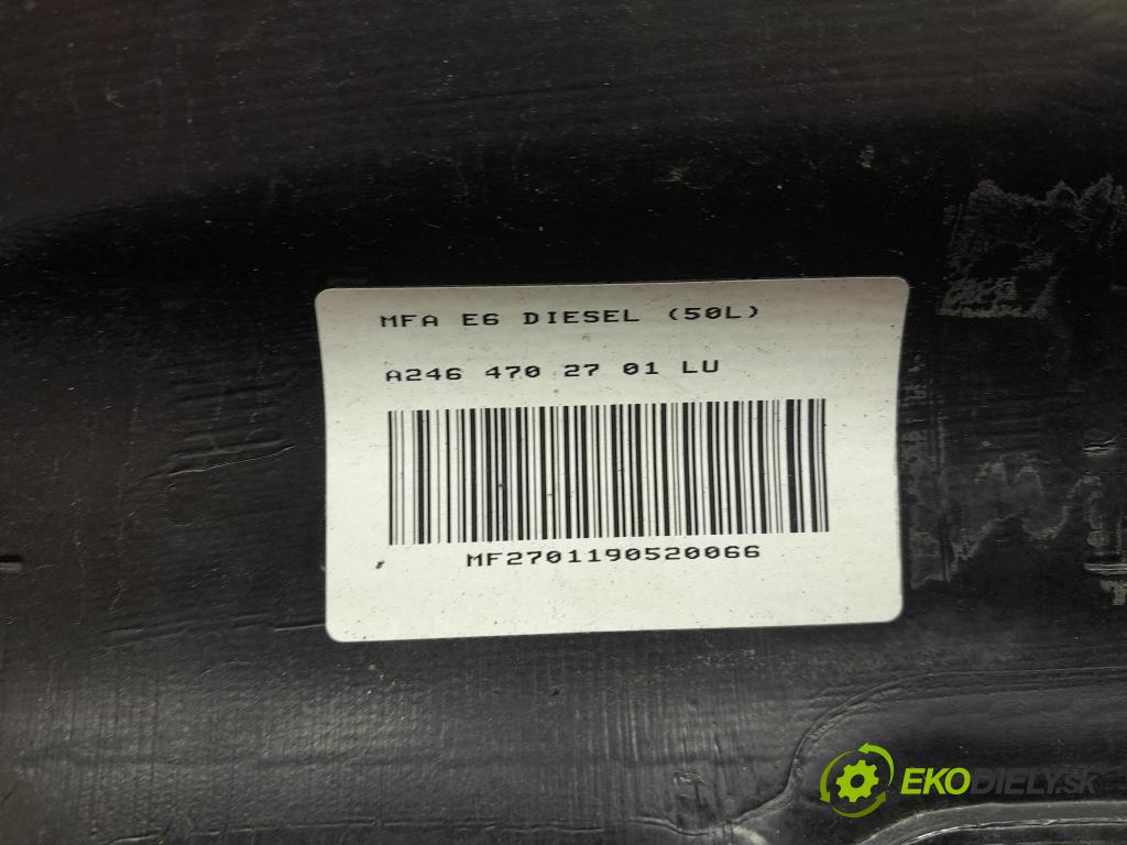 Mercedes Gla-klasa 2019 Nádrž: paliva A2464702701