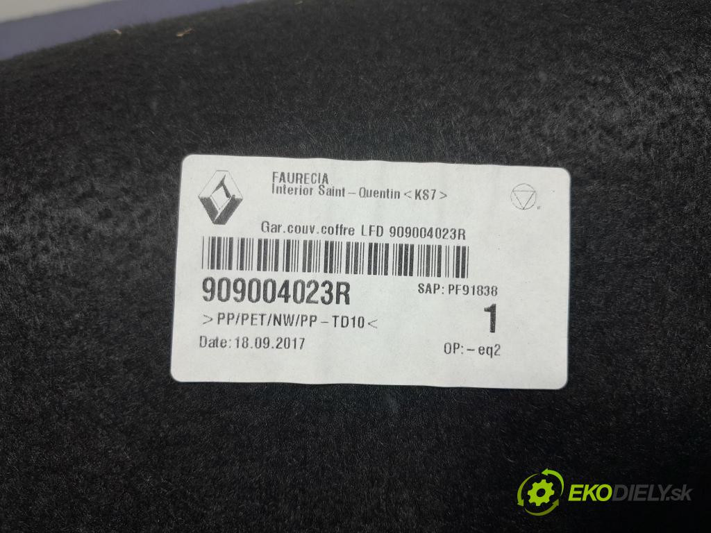 Renault Talisman 2017 Čalounictví: kufra: 909004023R