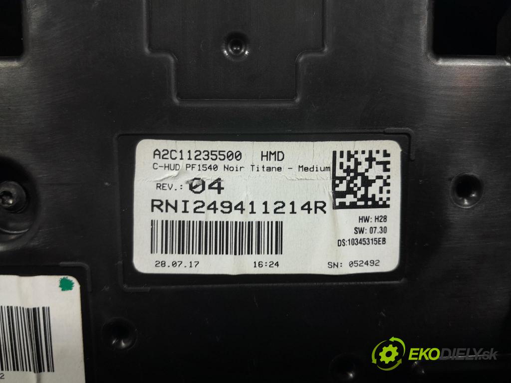 Renault Talisman 2017 Zobrazit: Rádio: / GPS 249411214R