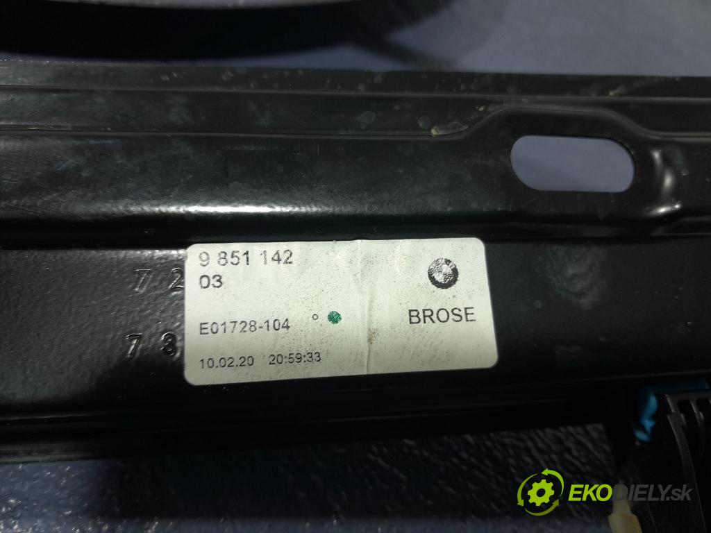 Bmw Seria 2 2020 mechanismus stahování Sklenka: před v pravo: 9851142