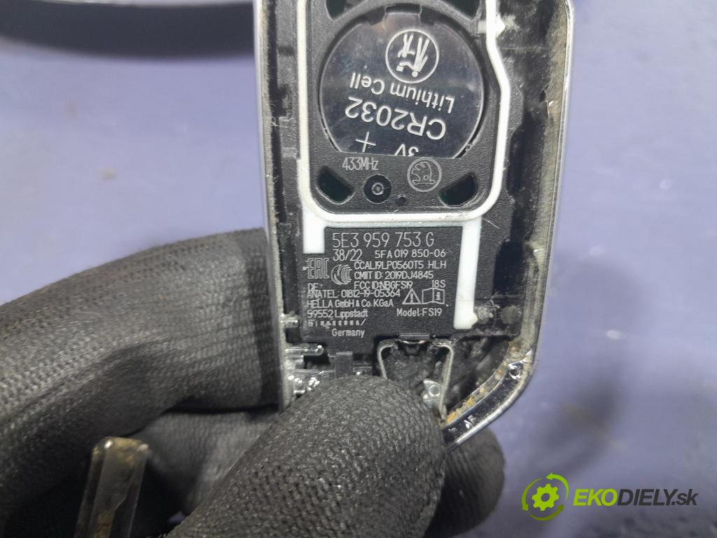 Skoda Octavia 2023 Spínač zapaľovania: 5E3959753G