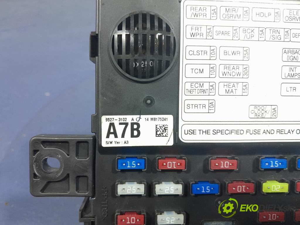 Chevrolet Spark 2013 skrinka Poistky: 9527-3102