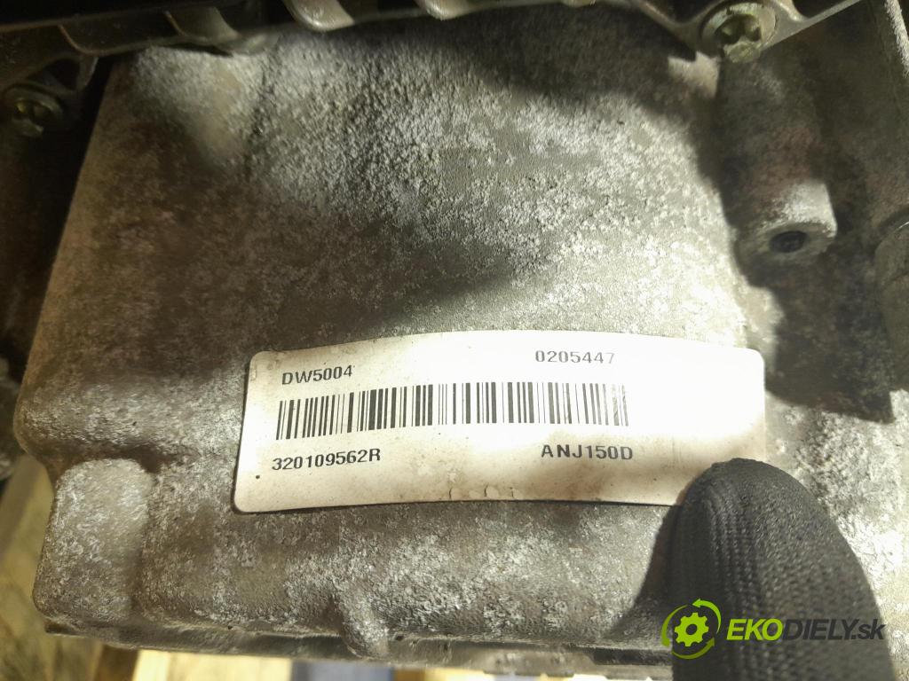 Renault Talisman 2017 převodovka Ozubené kola: Automatický DW5004