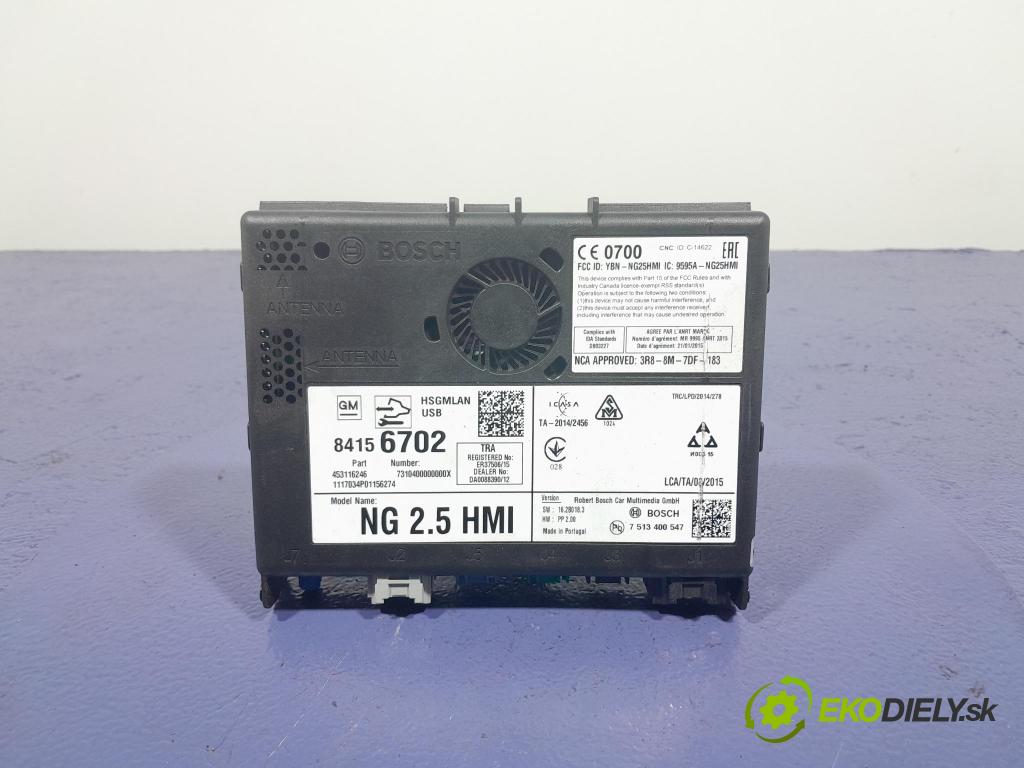 Opel Astra 2017 riadiaca jednotka 84156702