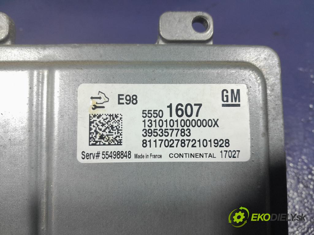 Opel Astra 2017 riadiaca jednotka Motor: 55501607