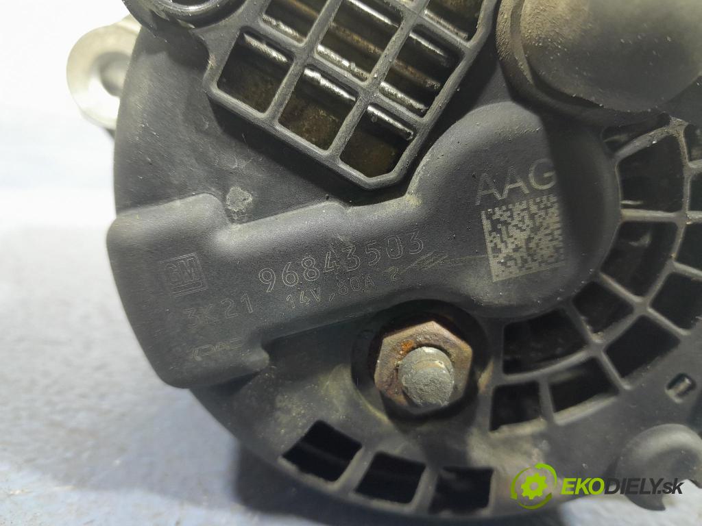 Chevrolet Spark 2013 Alternator 96843503