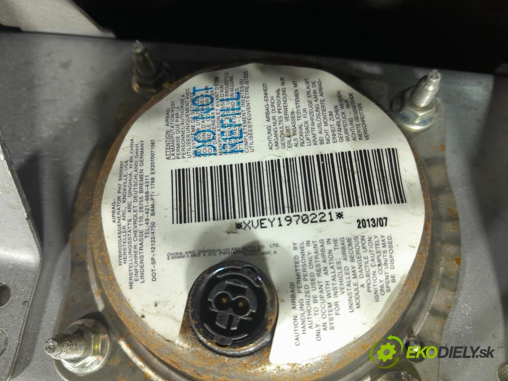 Chevrolet Spark 2013 kokpit,pristrojová doska