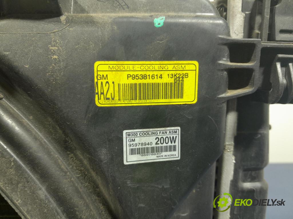 Chevrolet Spark 2013 chladič Voda: