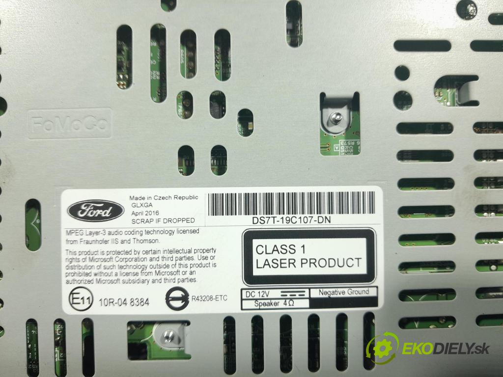 Ford Mondeo 2016 Radio I Navigácia: DS7T-19C107-DN