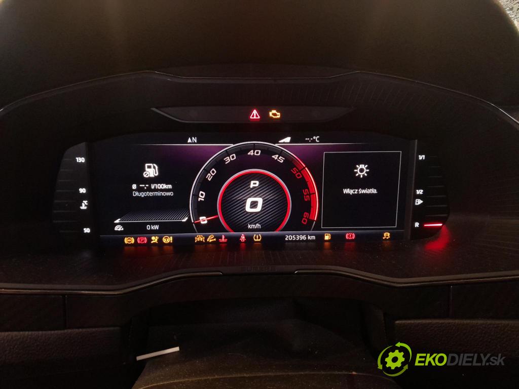 Skoda Superb 2019 Přístrojová deska 3V0920790D