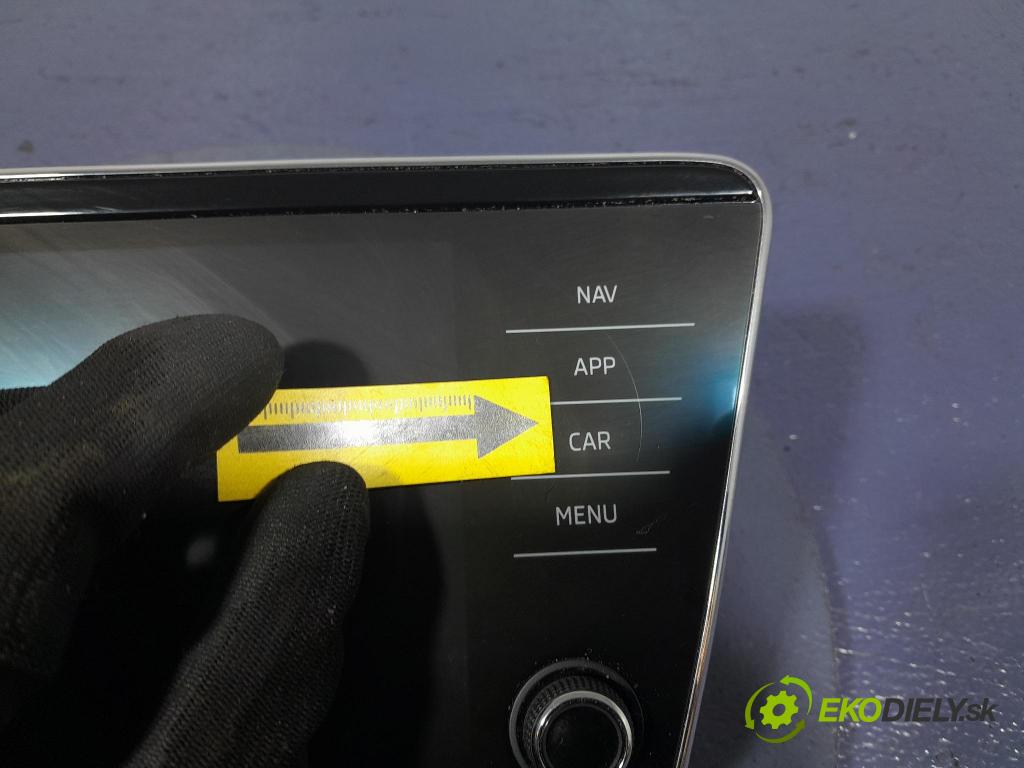 Skoda Superb 2019 displej Radio / GPS 3V0919605D