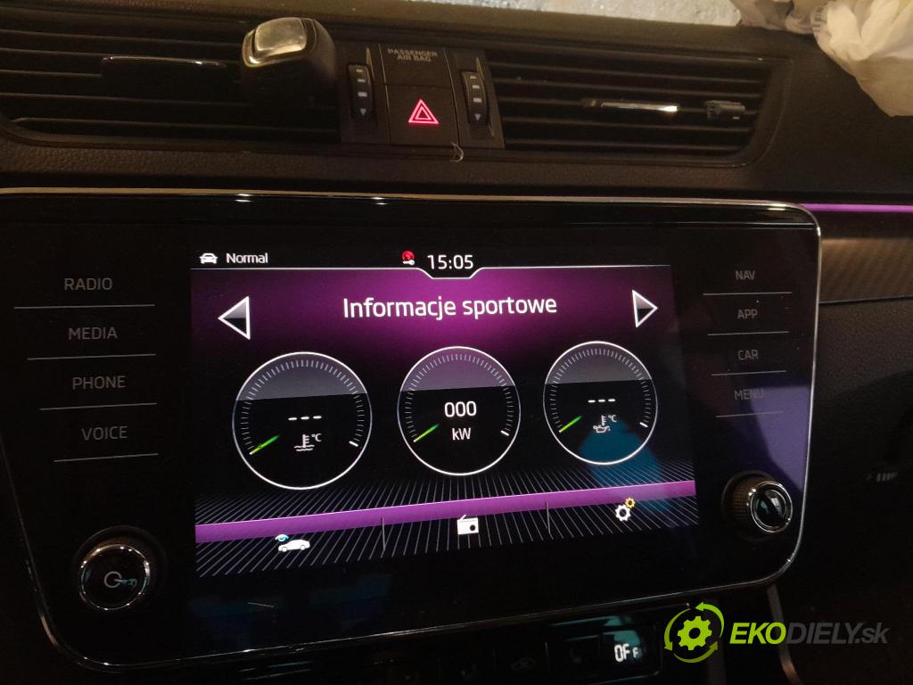 Skoda Superb 2019 displej Radio / GPS 3V0919605D
