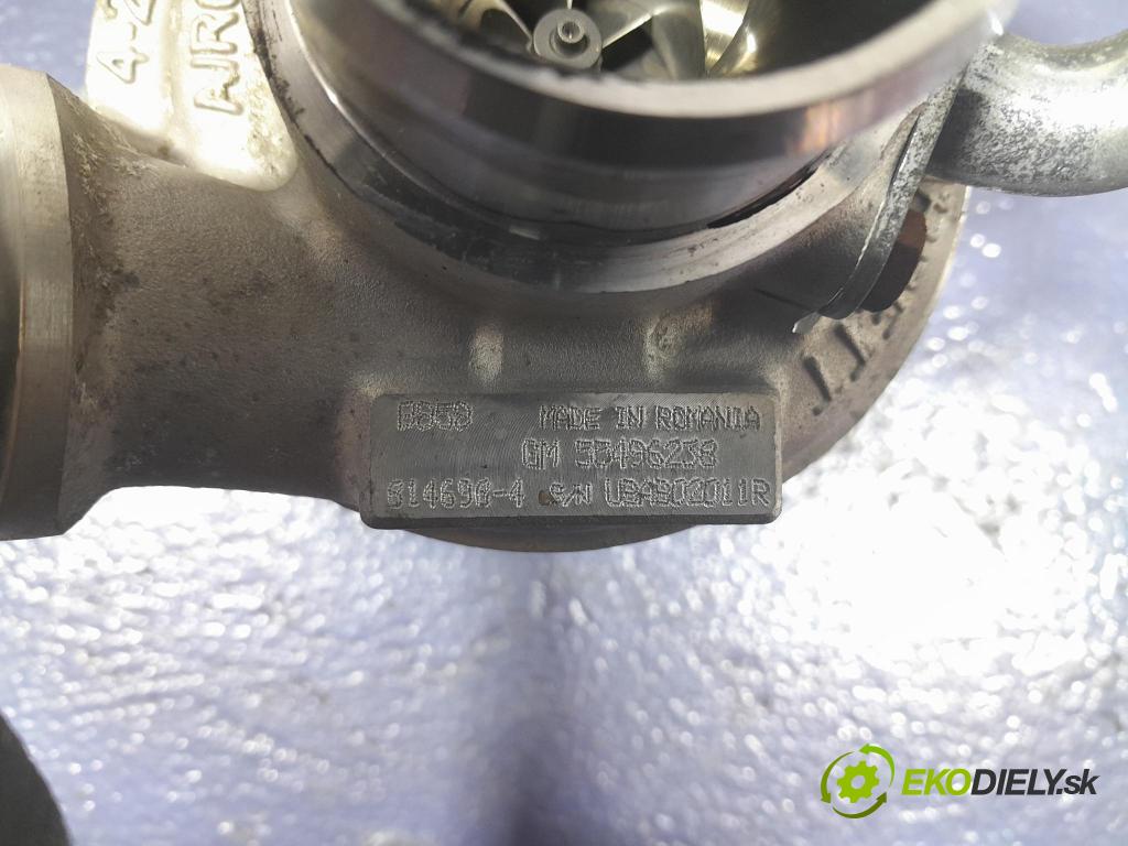 Opel Astra 2017 Turbo-kompresor: 55496238
