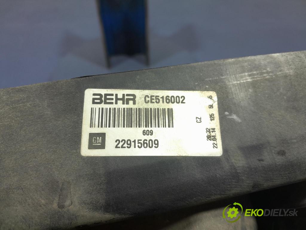 Opel Insignia 2014 Ventilátor Chladič: 22915609
