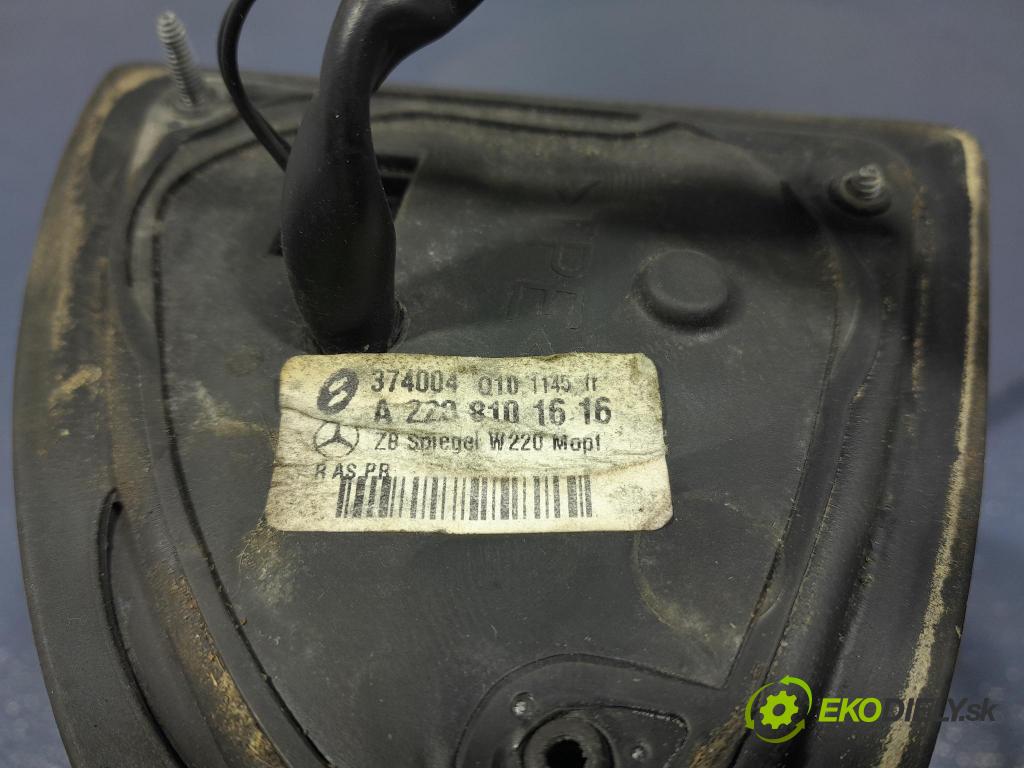 Mercedes S-klasa 2004 zrkadlo pravé A2208101616