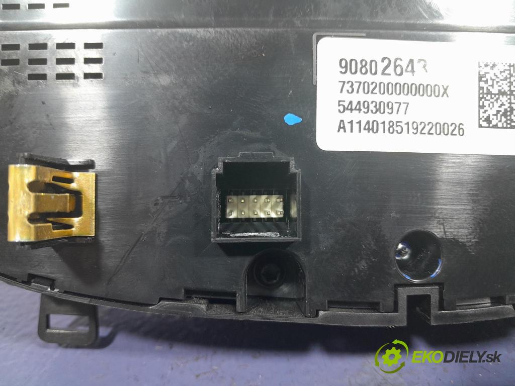 Opel Insignia 2014 prepínač Klimatizácia: Prúd vzduchu: 90802643