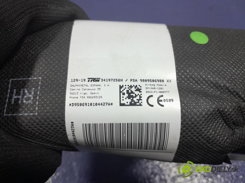 Citroen C5 aircross 2019 Airbag: Sedačka: x 9809506980