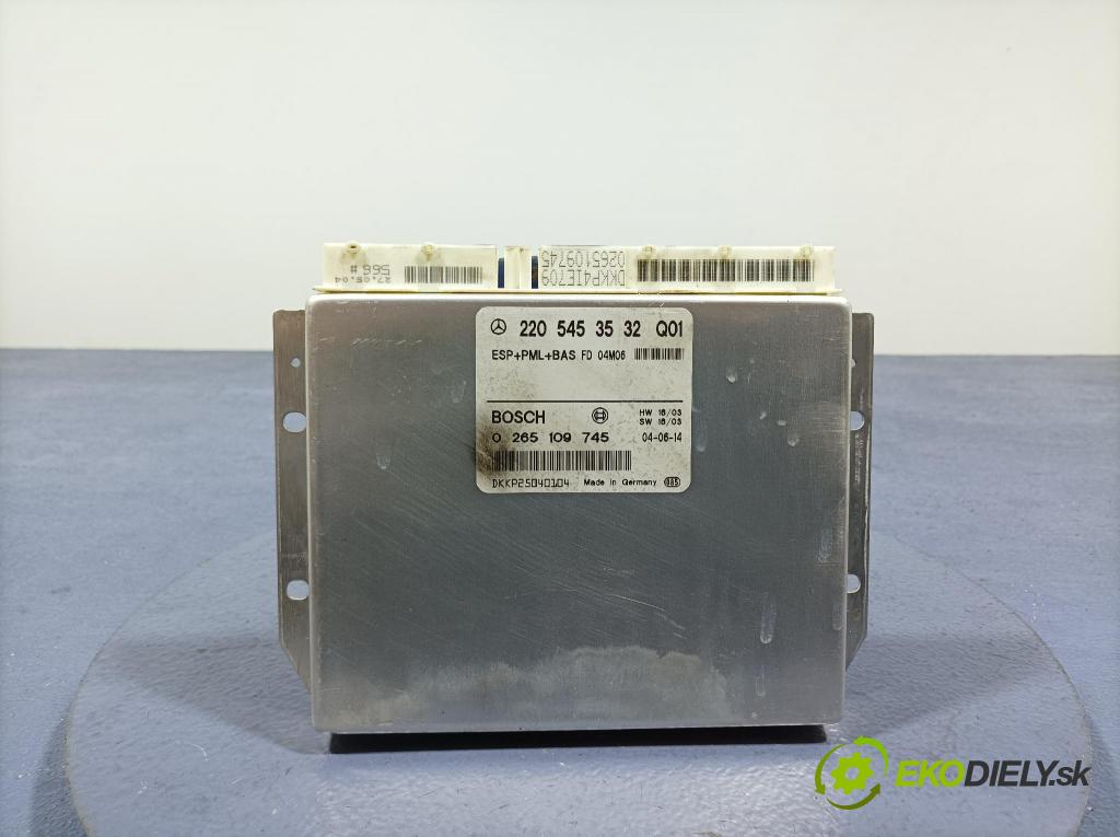 Mercedes S-klasa 2004 řídící jednotka 2205453532