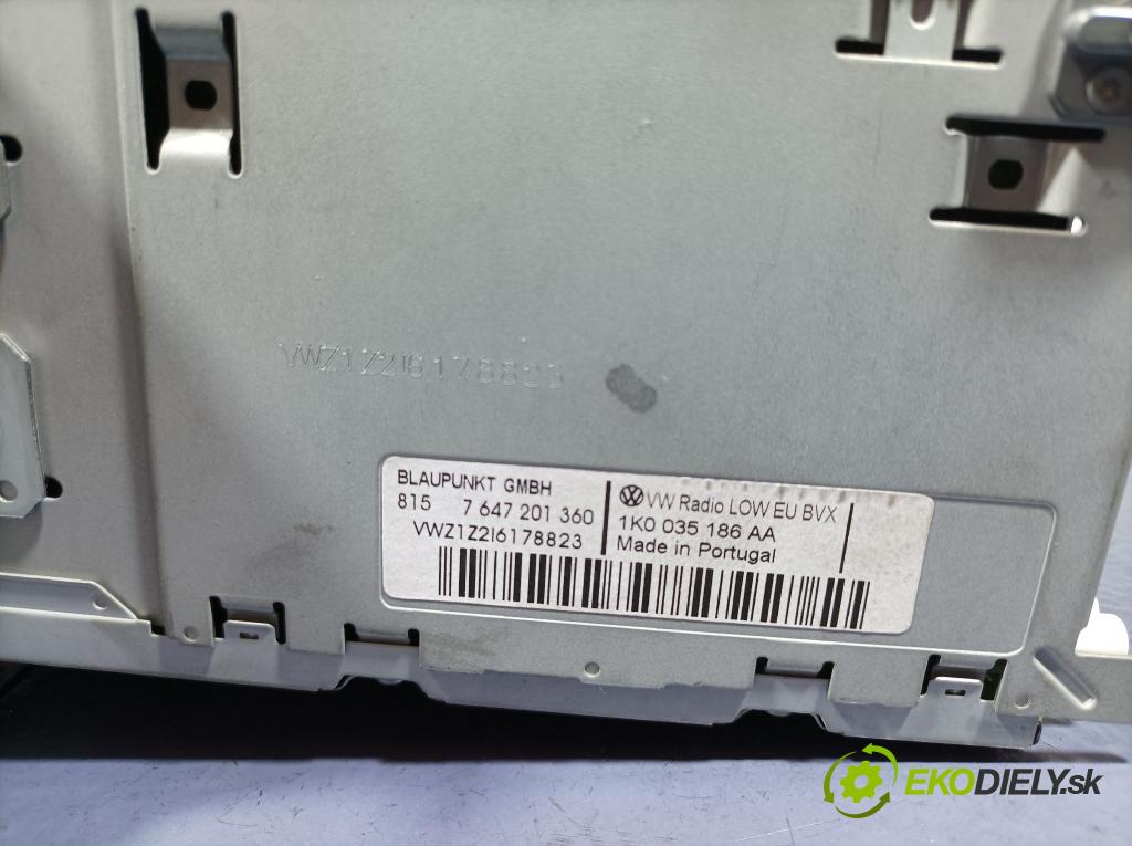 Vw Passat 2009 Radio I Navigace: 1K0035186AA