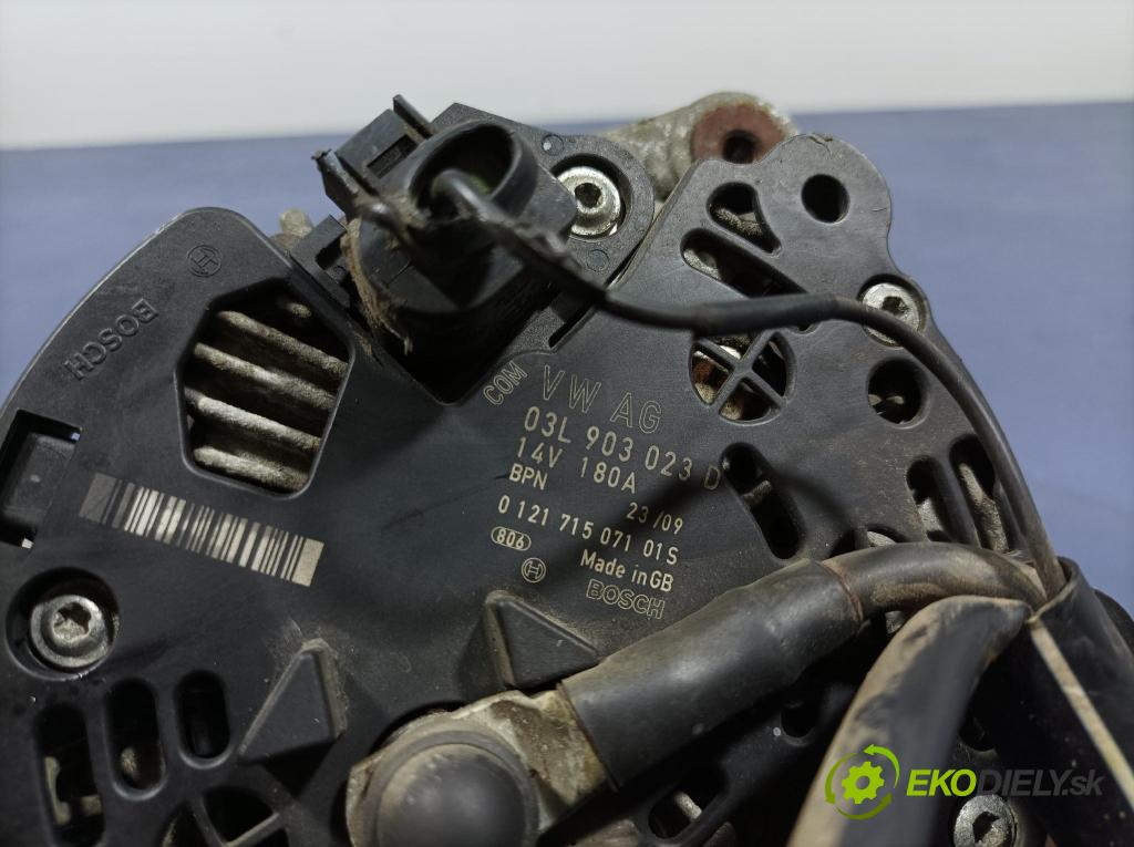 Vw Passat 2009 Alternator 03L903023D