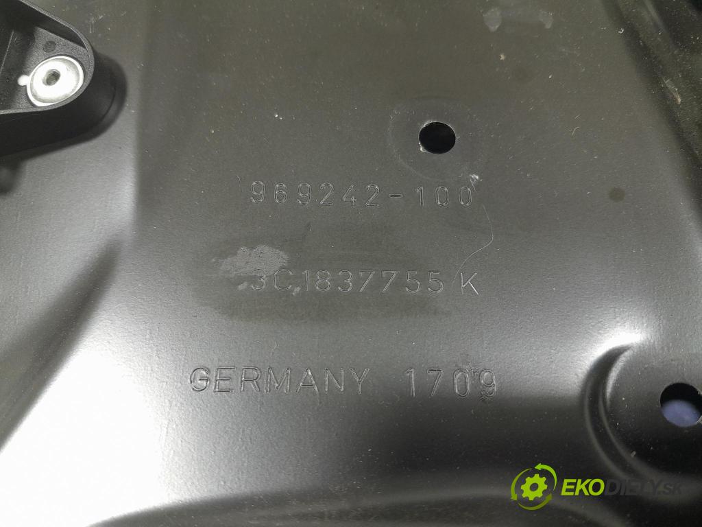 Vw Passat 2009 mechanismus stahování Sklenka: před Levý: 3C1837755K