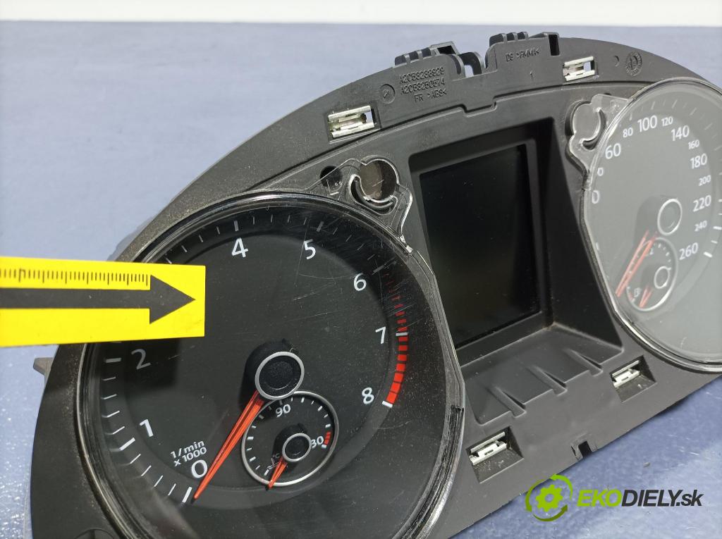 Vw Passat 2010 Přístrojová deska 3C0920872F