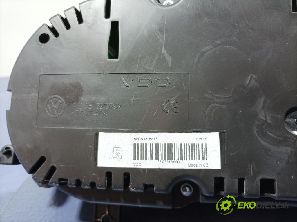 Vw Passat 2010 Přístrojová deska 3C0920872F