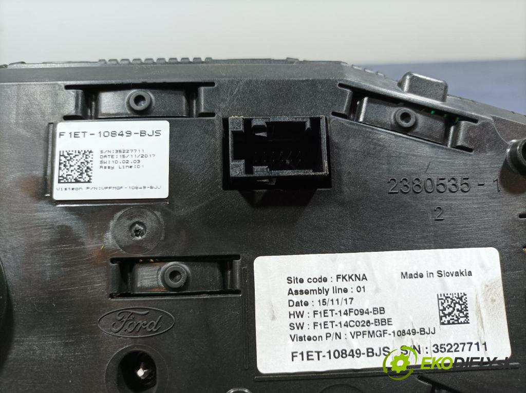 Ford Focus 2017 Přístrojová deska F1ET-10849-BJS