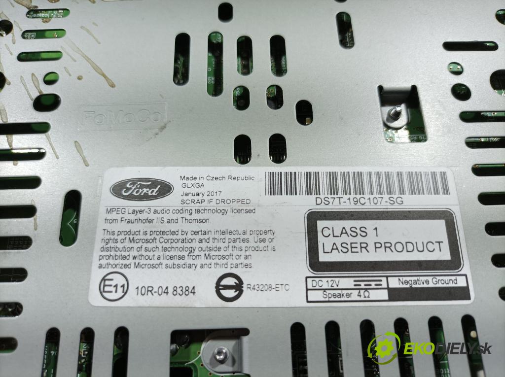Ford Mondeo 2017 Radio I Navigace: DS7T-19C107-SG