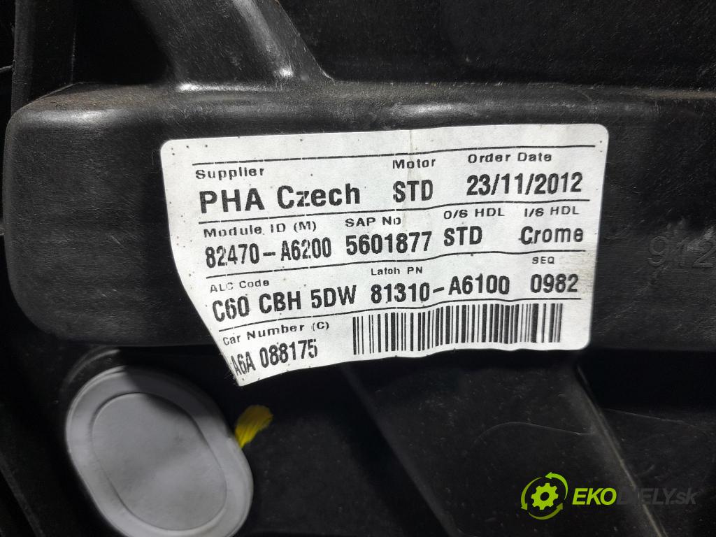 Hyundai I30 2013 mechanismus stahování Sklenka: před Levý: 91270-00100