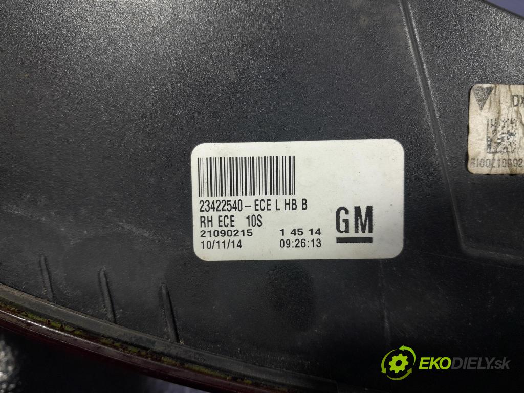 Opel Insignia 2014 svetlo / reflektor zad Prava: Vonkajsia: 23422540