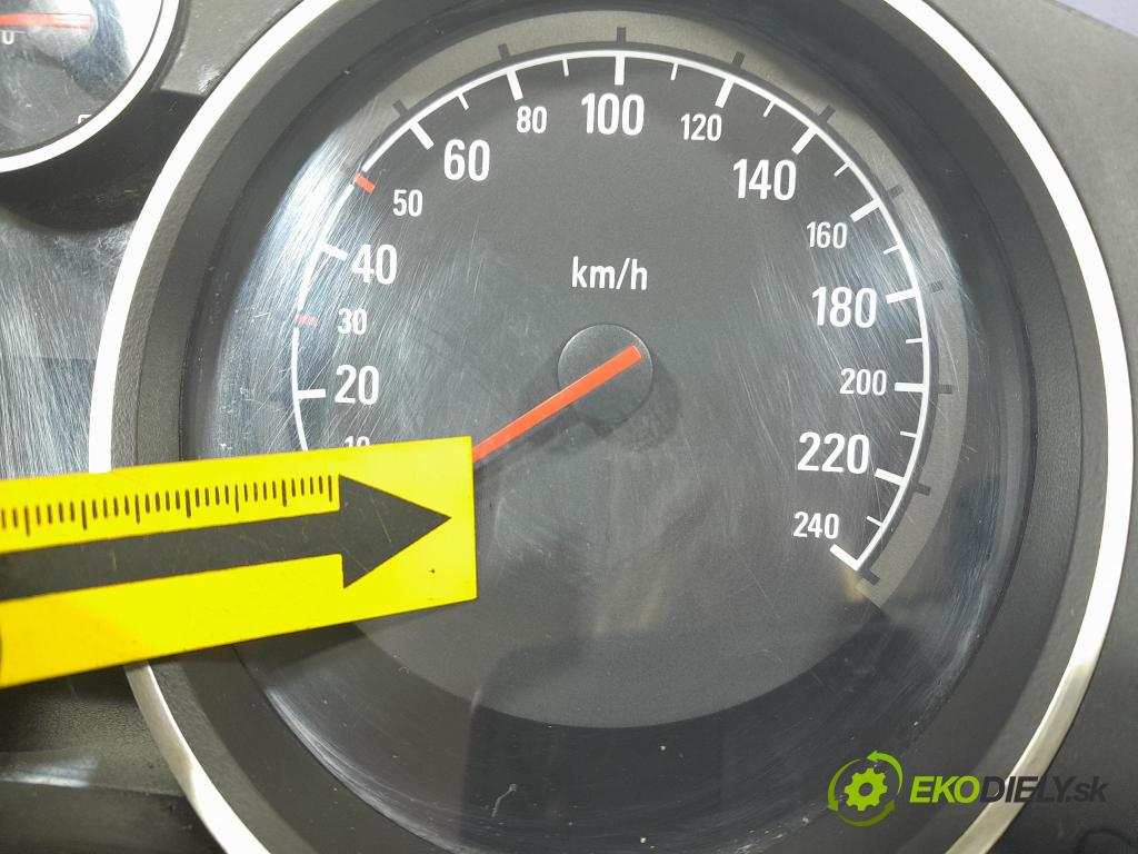 Opel Astra 2006 Přístrojová deska 13216685