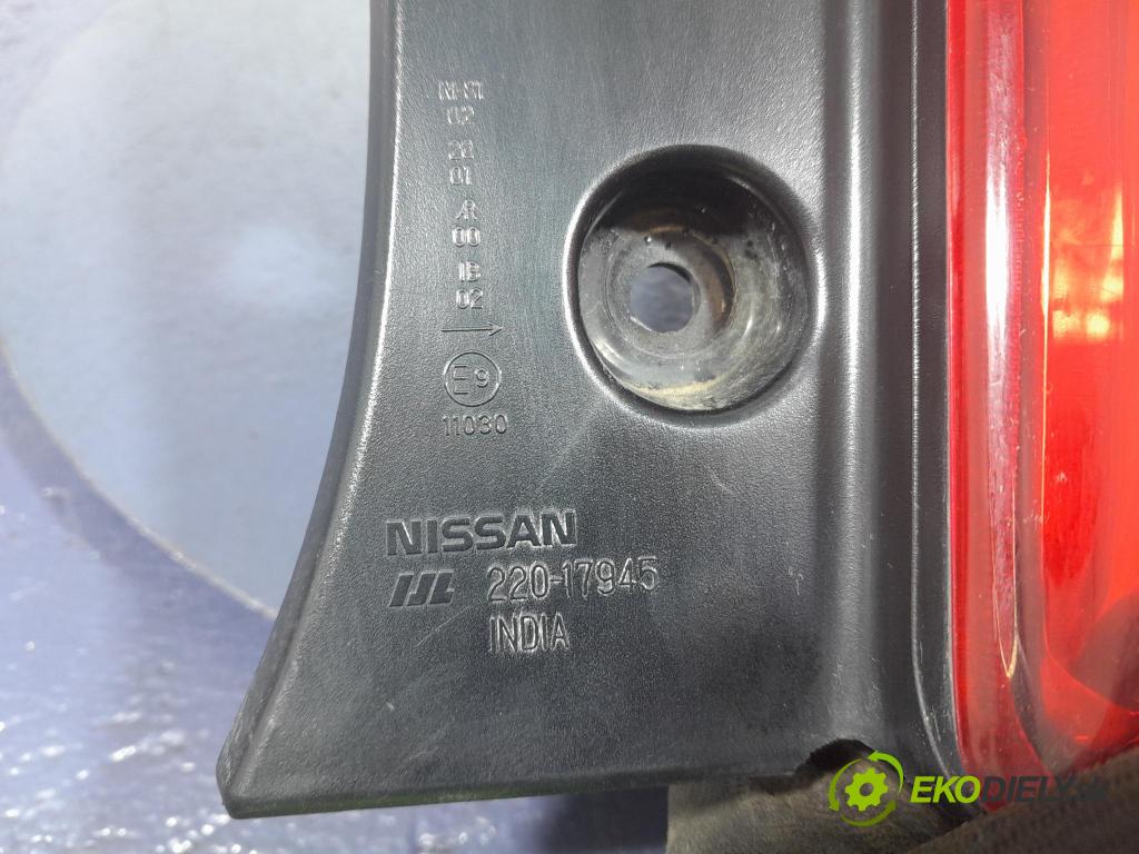 Nissan Micra 2017 světlo Zad: Práva: Mimo: 220-17945