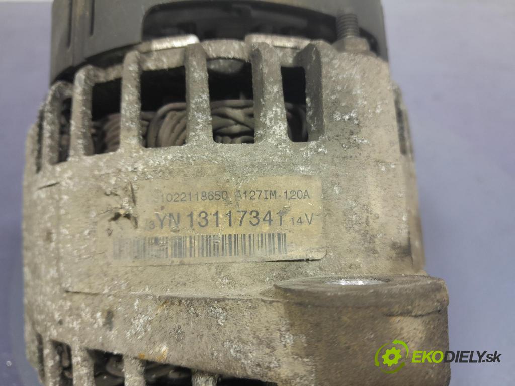 Opel Astra 2006 Alternator 13117341