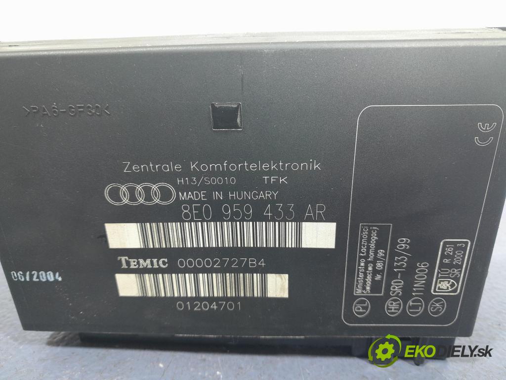 Audi A4 2004 řídící jednotka Komfortu 8E0959433AR