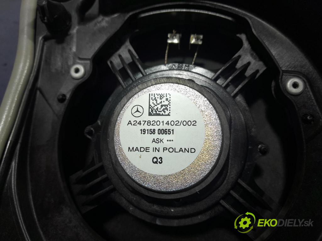 Mercedes A-klasa 2019 mechanismus stahování Sklenka: před Levý: 