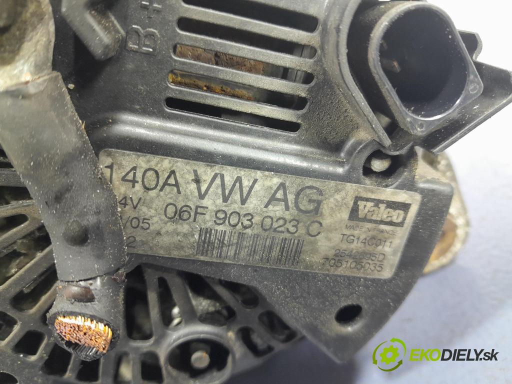 Vw Touran 2005 Alternator 06F903023C