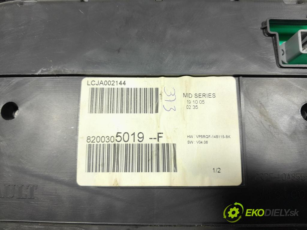 Renault Clio 2005 Přístrojová deska 8200305019