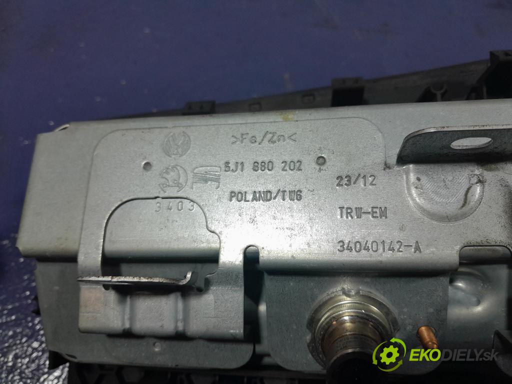 Skoda Fabia 2012 Airbag: x 5J1880202