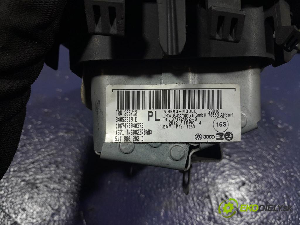 Skoda Fabia 2012 Airbag: x 5J1880202