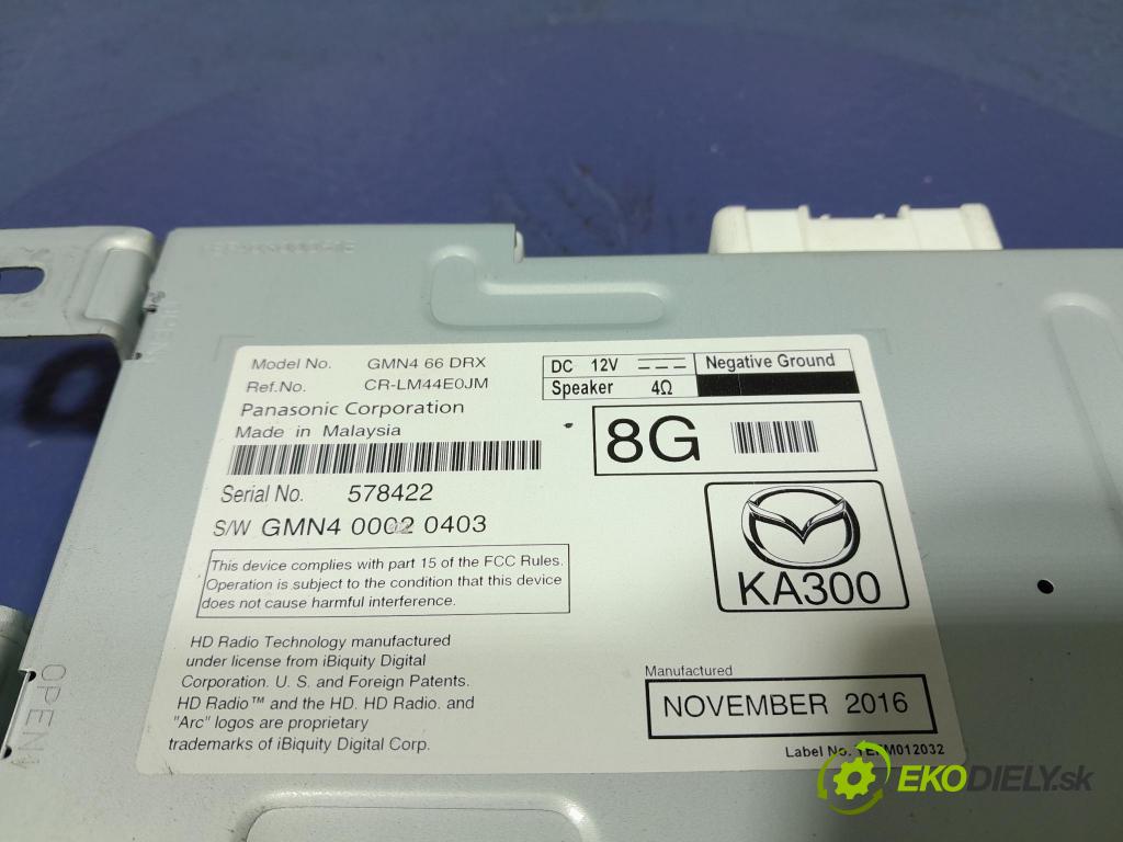 Mazda 6 2016 řídící jednotka GMN466DRX