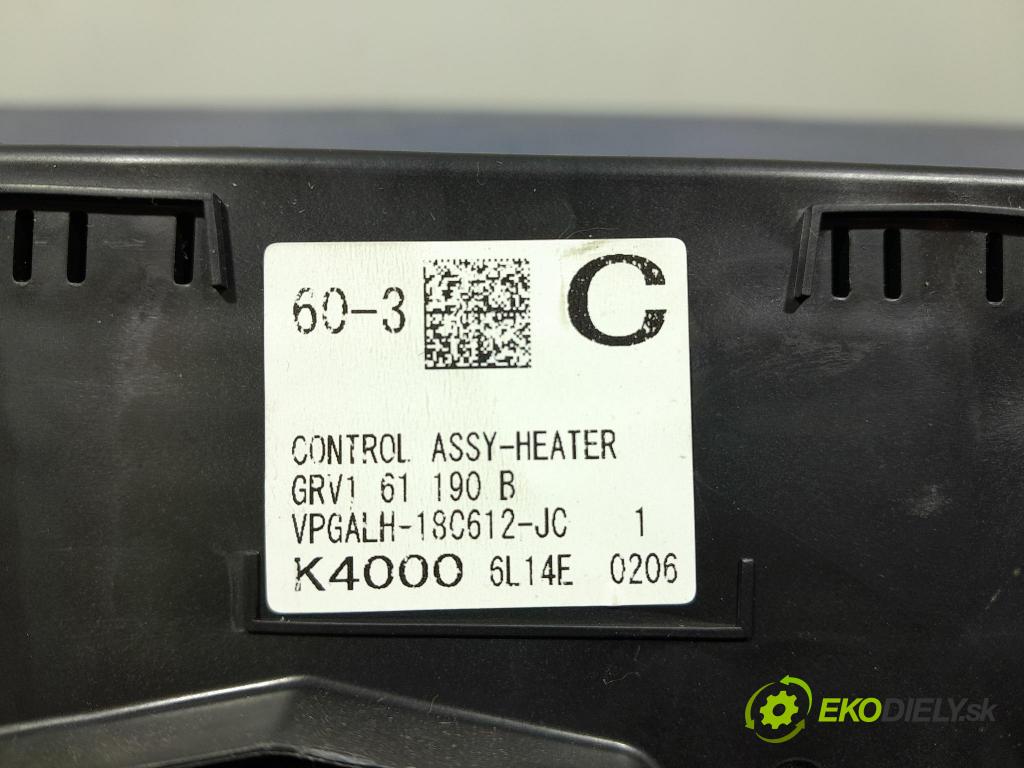 Mazda 6 2016 Přepínač Klimatizace: Proud vzduchu VPGALH-18C612-JC