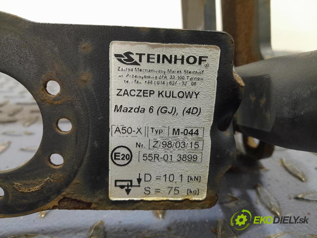 Mazda 6 2016 Hák: Do Prívesy: